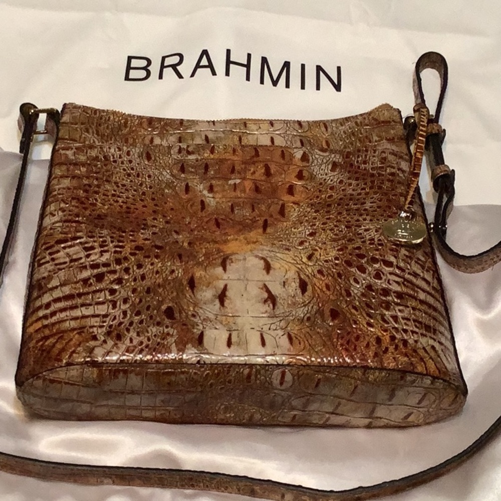 Brahmin Brown Katie Crossbody bag